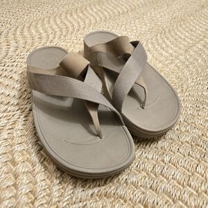 Fitflop Sling Sport Beige Comfort Sandals 11
